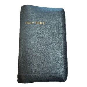 Vintage 1941 KJV Simplified Reference Bible Gold Letter Indexed Leather